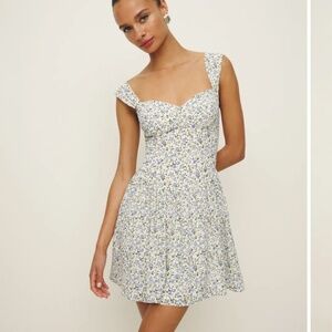 Reformation Taiga Dress Ivory - Size 6